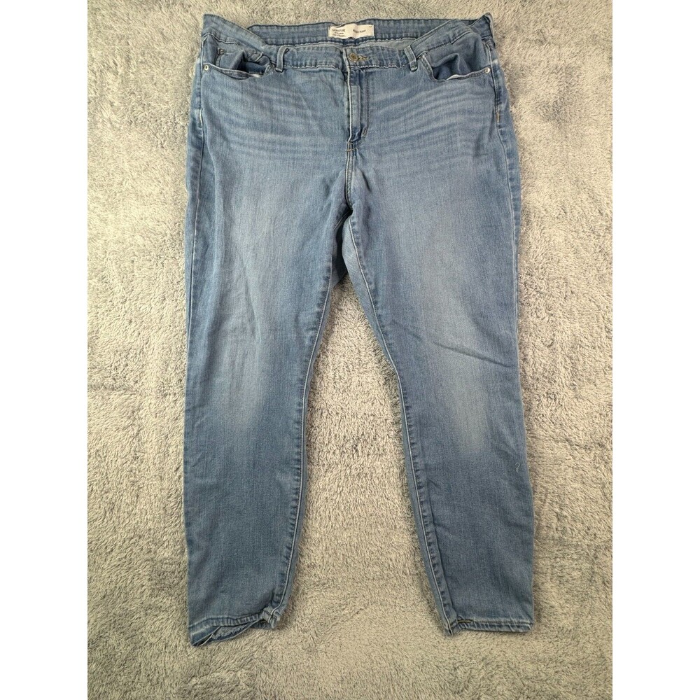 Levi's Men's 37x30 (39X27) Mid Rise Skinny Signature Series Cotton Blend Jeans